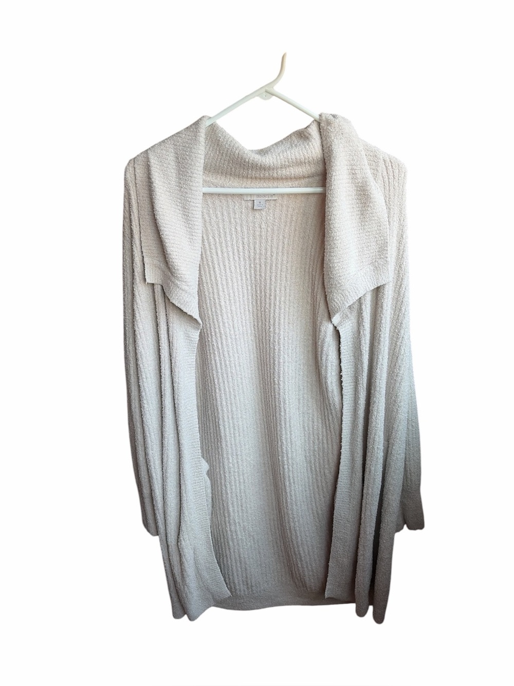 Barefoot Dreams Women's CozyChic Lite Ribbed Drape Cardigan Size Medium